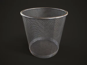 Trash bins 70s 3D Model