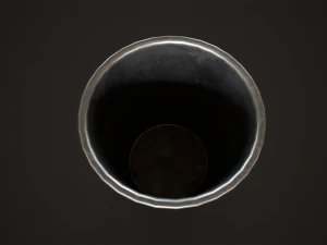 Trash bins 70s 3D Model