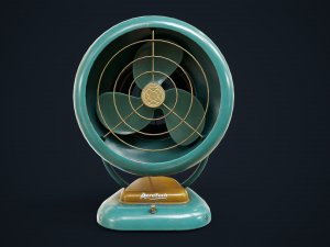Vintage Fan Modello 3D