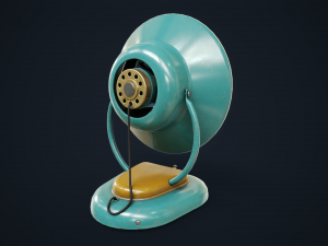 Vintage Fan Modello 3D