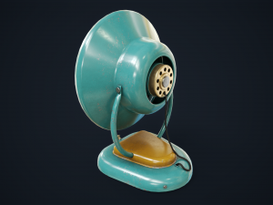 Vintage Fan Modello 3D