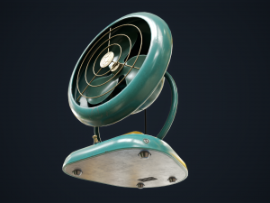 Vintage Fan Modello 3D