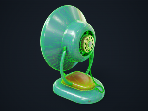 Vintage Fan Modello 3D