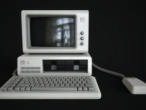 Retro Computer 80s 3D Model
