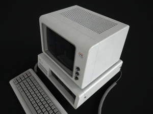 Retro Computer 80s 3D Model