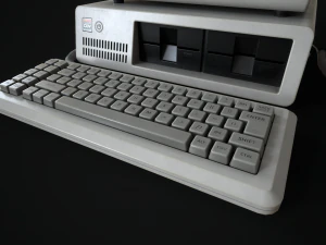 Retro Computer 80s 3D Model