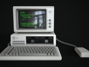 Retro Computer 80s 3D मॉडल
