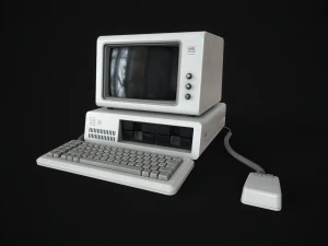 Retro Computer 80s 3D Model