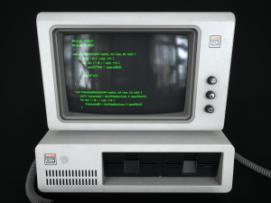 Retro Computer 80s 3D मॉडल