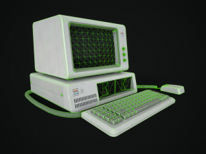 Retro Computer 80s 3D मॉडल