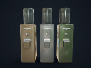Old water cooler 3D Model