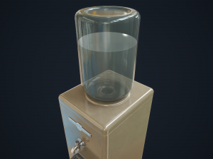 Old water cooler 3D Model