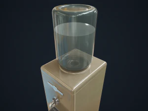 Old water cooler 3D Model
