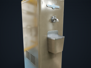 Old water cooler 3D Model