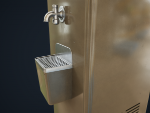 Old water cooler 3D Model