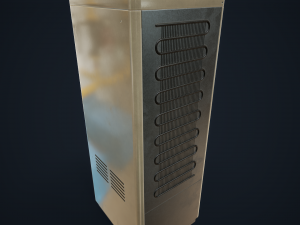 Old water cooler 3D Model