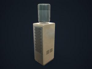 Old water cooler 3D Model