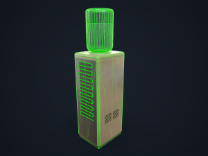 Old water cooler 3D Model