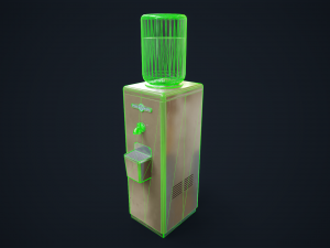 Old water cooler 3D Model