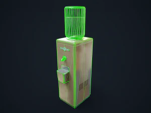 Old water cooler 3D Model