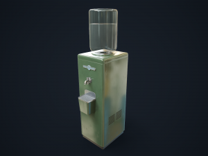 Old water cooler 3D Model