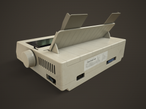 Old printer 3Dモデル