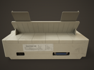 Old printer 3Dモデル