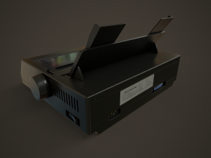 Old printer 3Dモデル