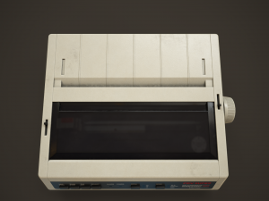 Old printer 3Dモデル