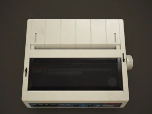 Old printer 3D Model