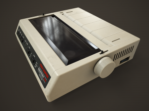 Old printer 3Dモデル