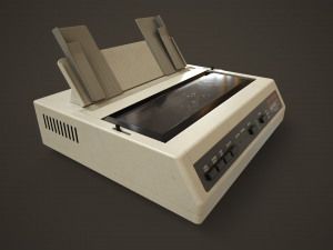 Old printer 3Dモデル