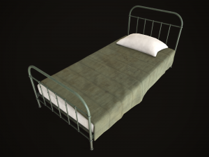 Old metal Bed Model 3D