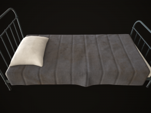 Old metal Bed Model 3D