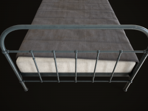 Old metal Bed Model 3D