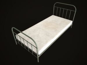 Old metal Bed Model 3D