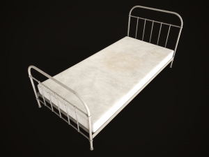 Old metal Bed Model 3D