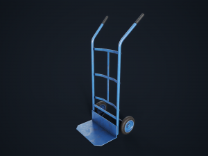 Industrial trolleys 3D Model