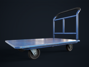 Industrial trolleys 3D Model