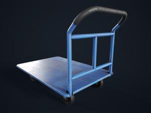 Industrial trolleys 3D Model