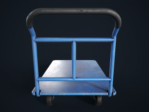 Industrial trolleys 3D Model