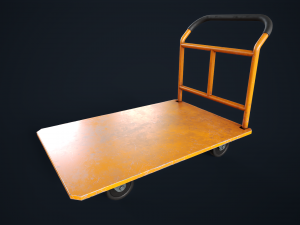 Industrial trolleys 3D Model