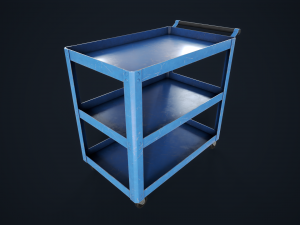 Industrial trolleys 3D Model