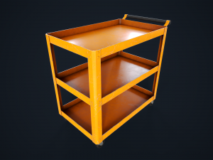 Industrial trolleys 3D Model