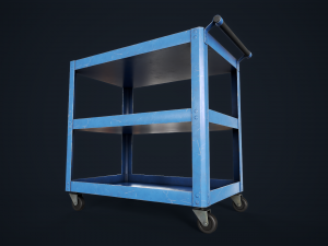 Industrial trolleys 3D Model