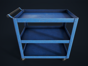 Industrial trolleys 3D Model
