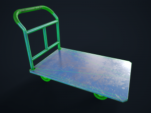 Industrial trolleys 3D Model
