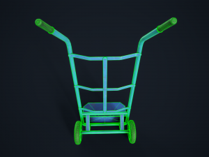 Industrial trolleys 3D Model