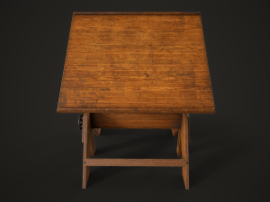 Artist drafting table Modelo 3D