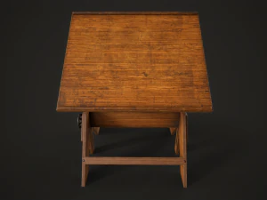 Artist drafting table 3D Model